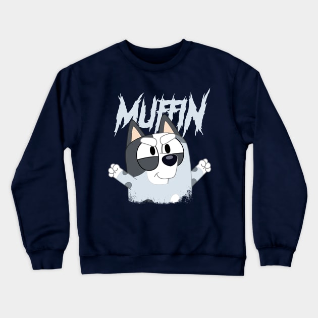 Muffin Bluey - Muffin Crewneck Sweatshirt by edongskithreezerothree